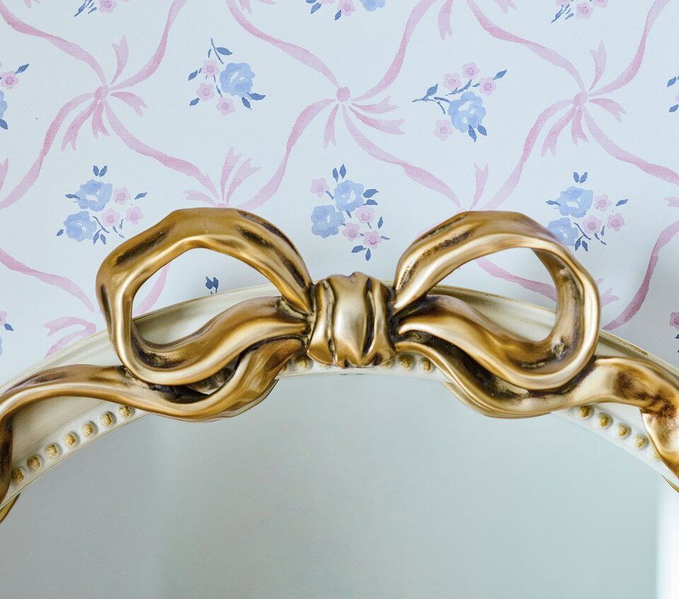 LoveShackFancy Bow Mirror | Pottery Barn Kids AU